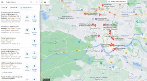 Google Maps Fryzjer Kraków